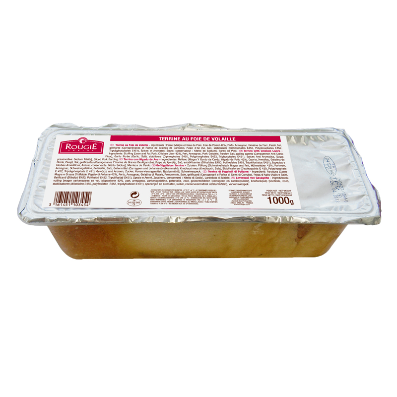 Geflugelleberterrine bei R-express Gastronomie Lebensmittel Grosshandel online kaufen