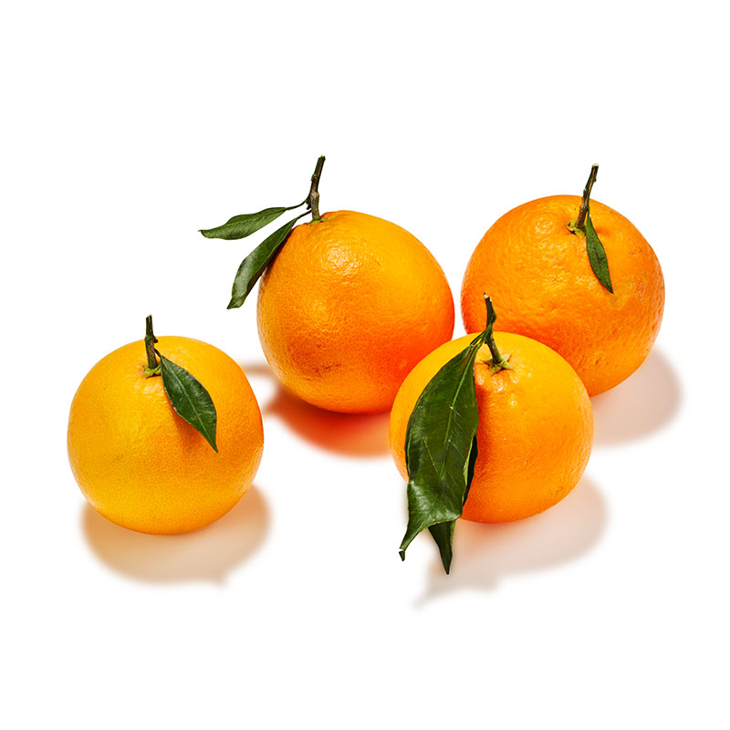 Essorangen Navelina mit Blatt unbehandelt