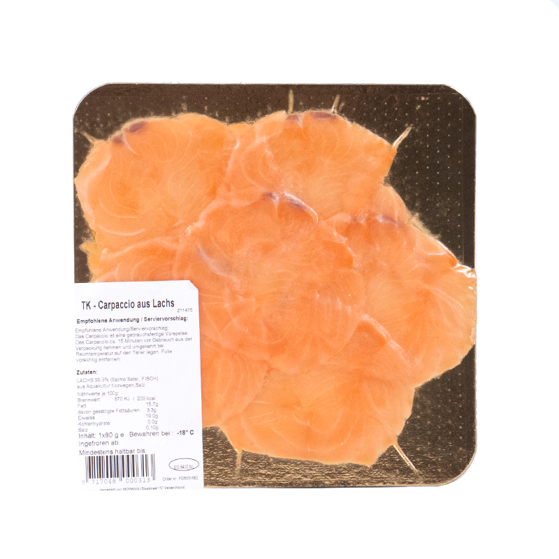 TK-Lachs-Carpaccio bei R-express Gastronomie Lebensmittel Grosshandel online kaufen